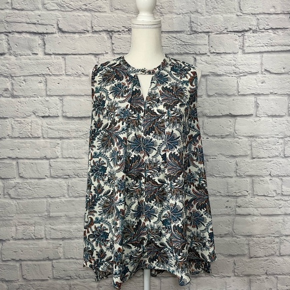 umgee Babydoll Paisley Print Dress Size Small - Picture 2 of 8